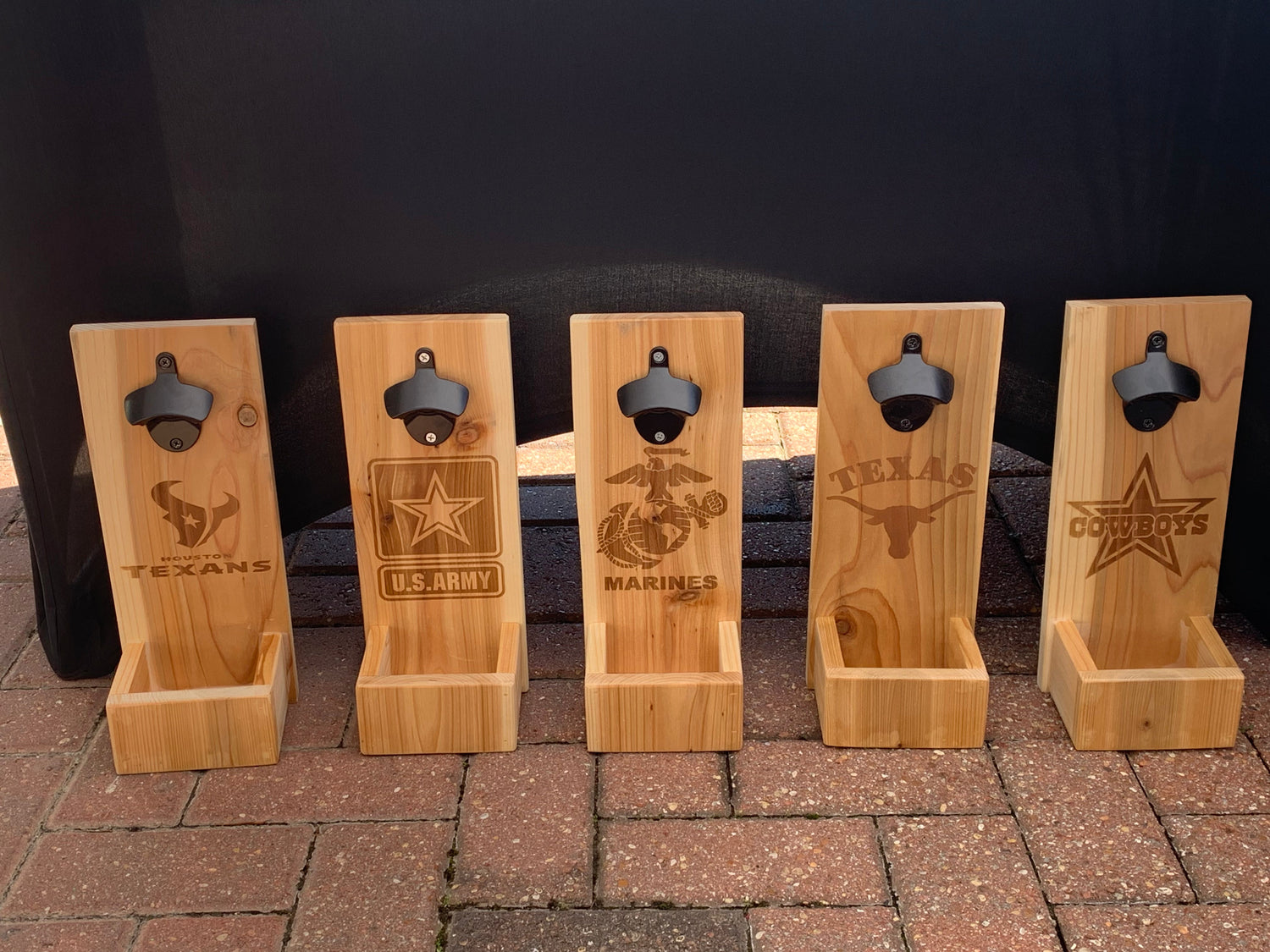 Custom Wood Bottle Openers
