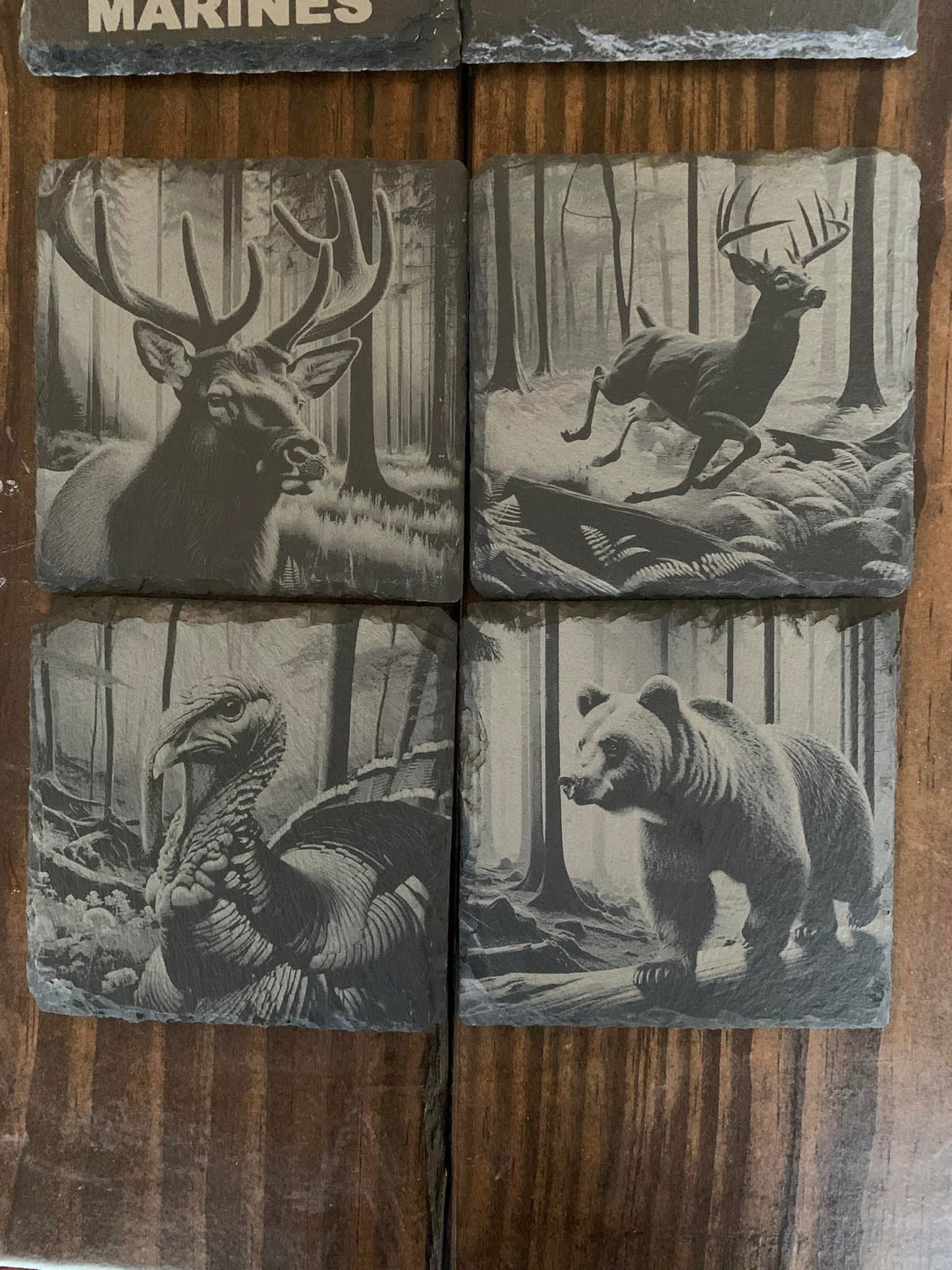 Engraved Slate Coasters