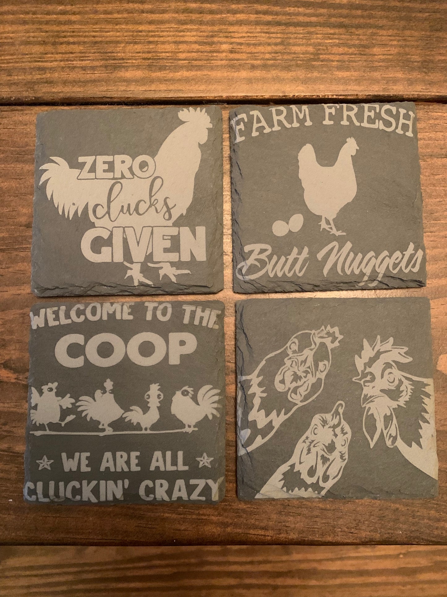 Engraved Slate Coasters