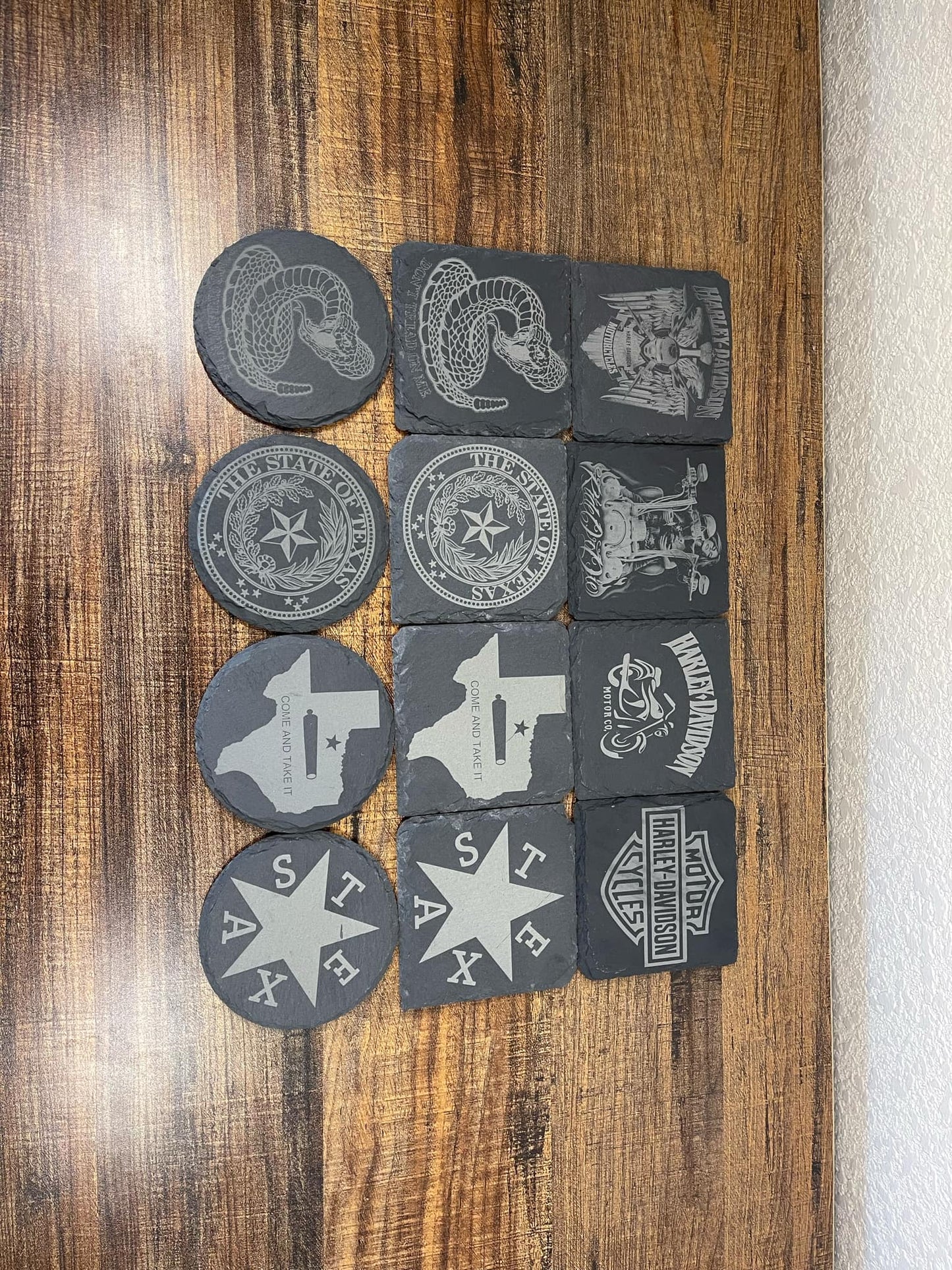 Engraved Slate Coasters
